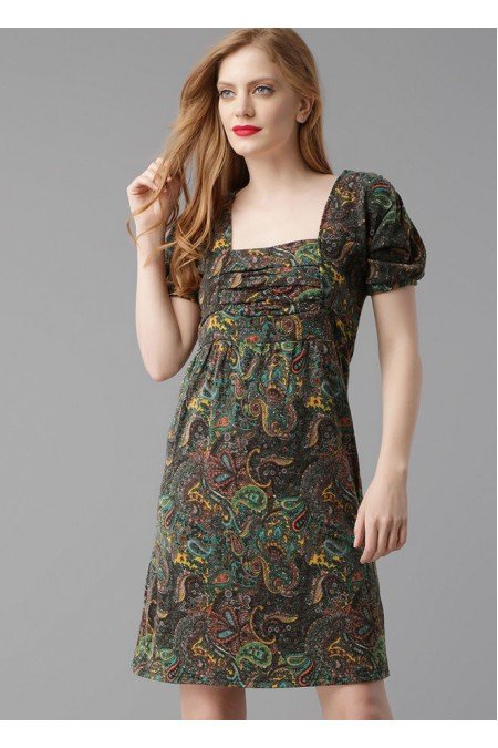 Desenli Elbise