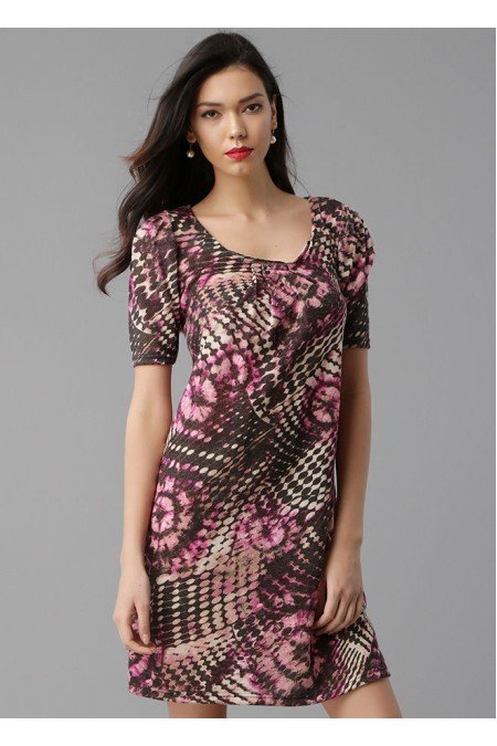 Desenli Elbise