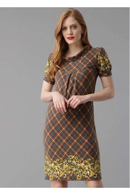 Desenli Elbise