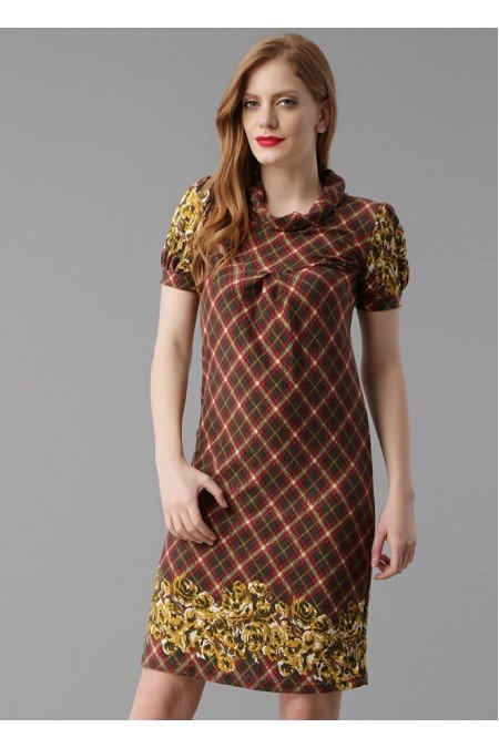 Desenli Elbise