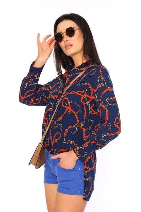 Desenli Gömlek Dokuma Kumaş