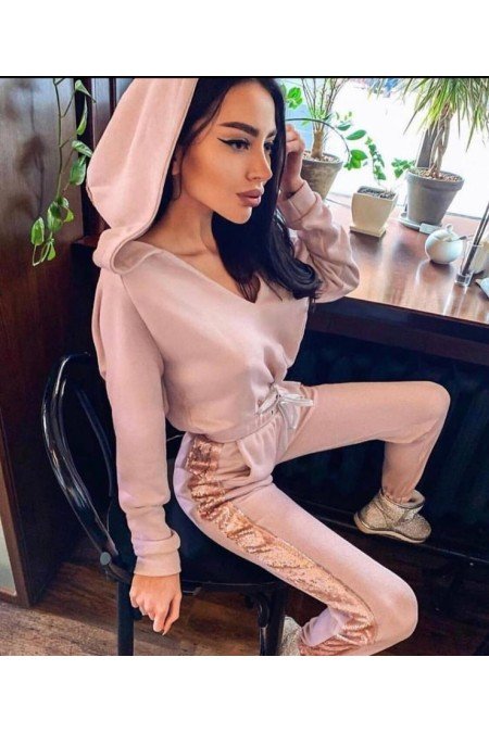 Pembe Eşofman Takım