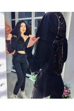 Siyah Eşofman Takım Siyah Eşofman Takım