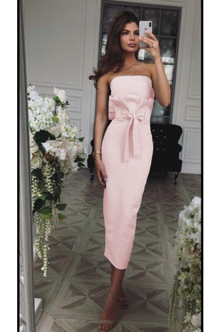 Pembe Abiye Atlas Kumaş Pembe Abiye Atlas Kumaş