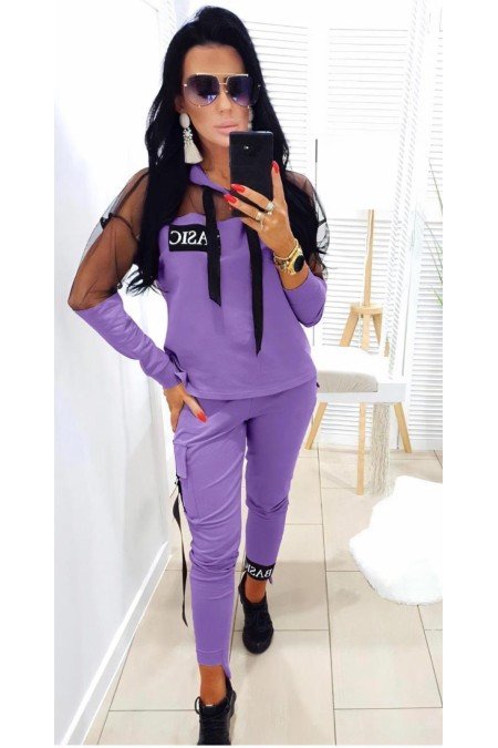 Lila Eşofman Takım