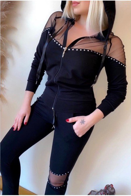 Siyah Eşofman Takım 2 İplik