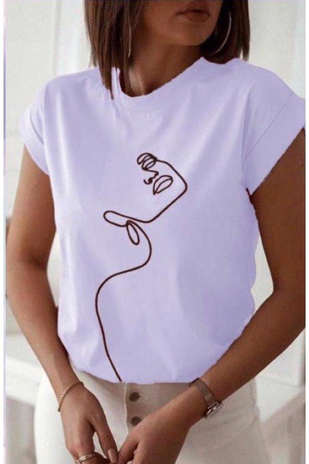 Lila Tshırt