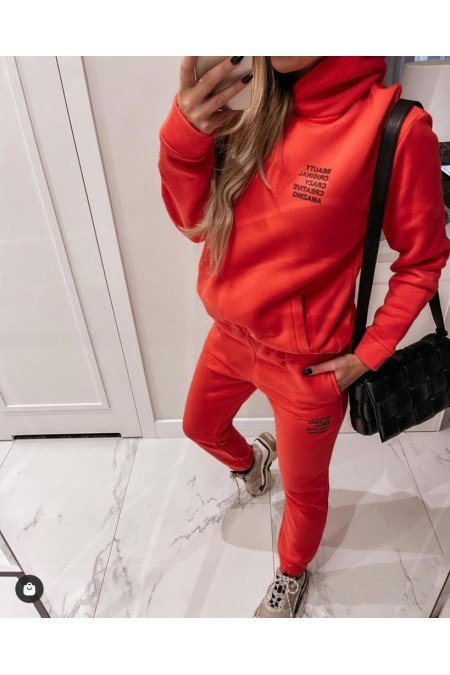 Kırmızı Eşofman Takım