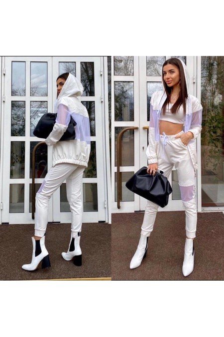 Beyaz Eşofman Takım 3 Lü