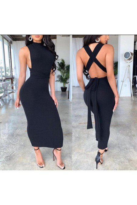 Siyah Elbise Kaşkorse Kumaş