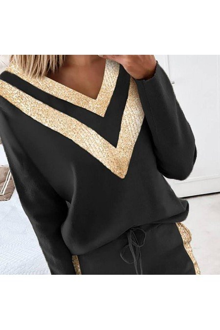 Siyah Bluz Crep Kumaş