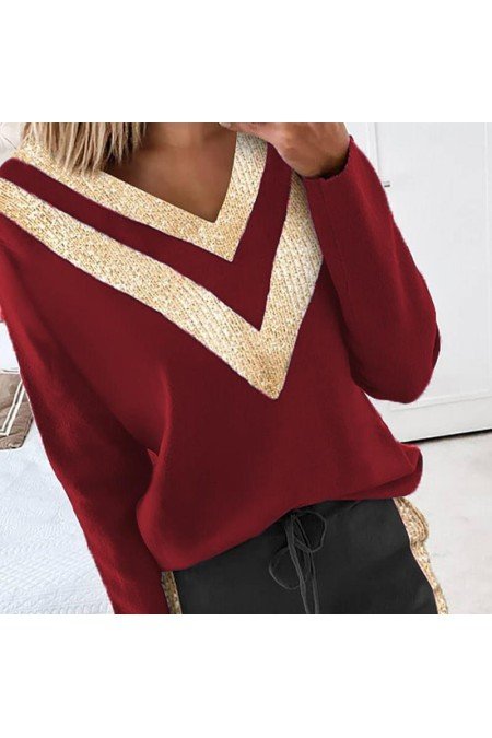 Kırmızı Bluz Crep Kumaş