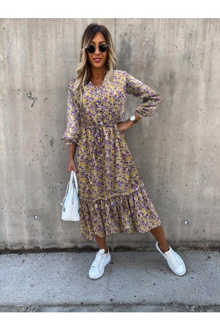 Desenli Elbise