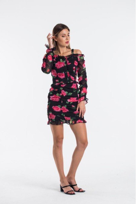 Desenli Elbise Desenli Elbise