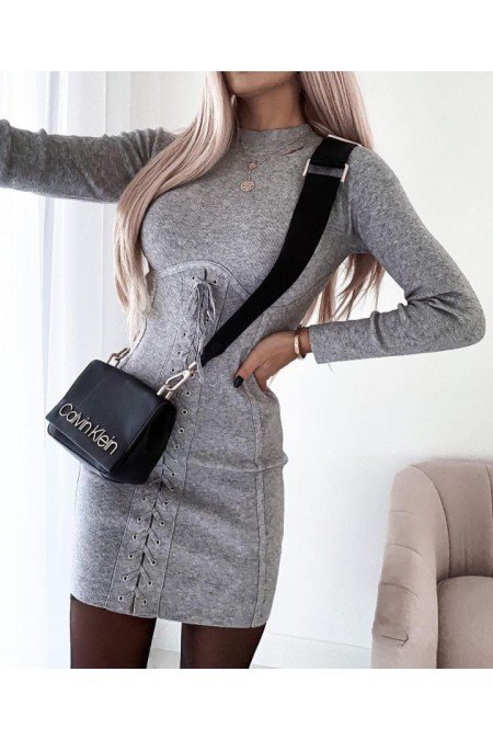 Gri Elbise Kaşkorse Kumaş