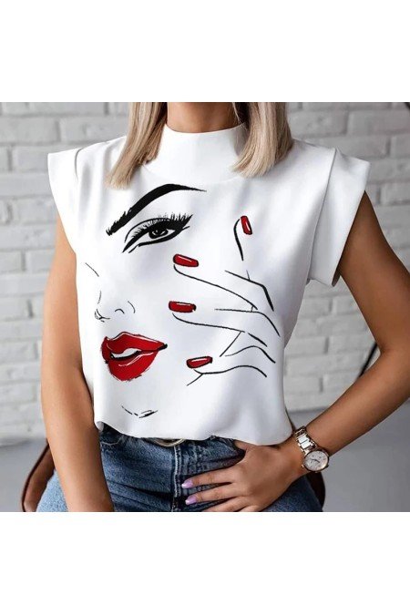 Beyaz Bluz Atlas Kumaş