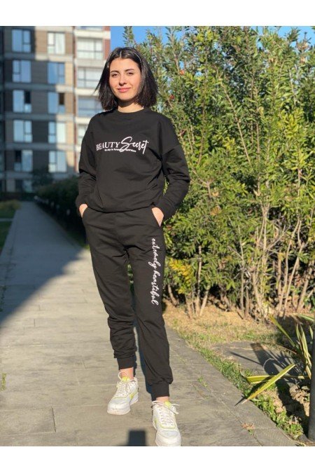 Siyah Eşofman Takım 3 Lü