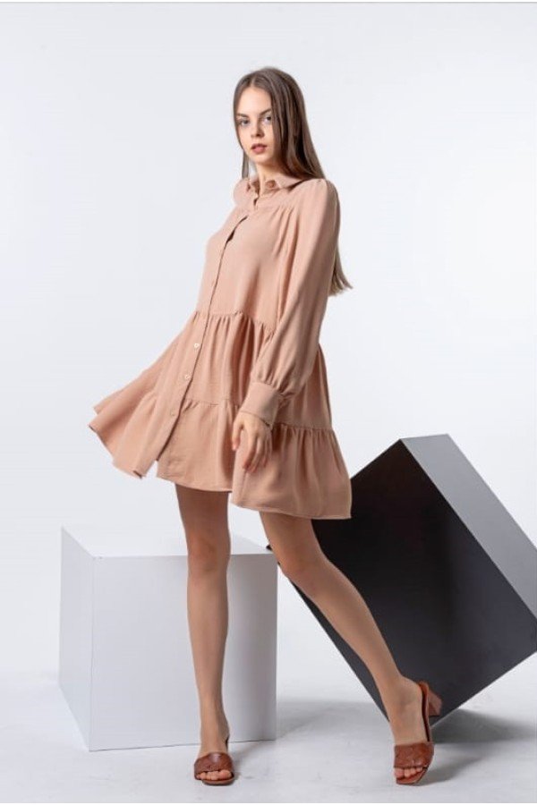 Camel Elbise Airobin Kumaş Camel Elbise Airobin Kumaş