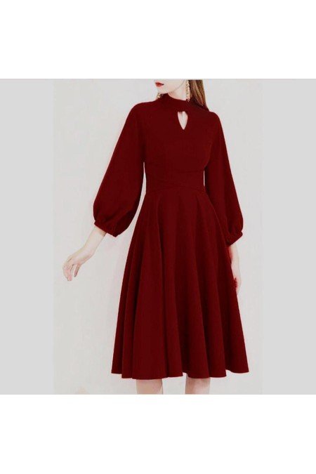 Bordo Elbise Bordo Elbise