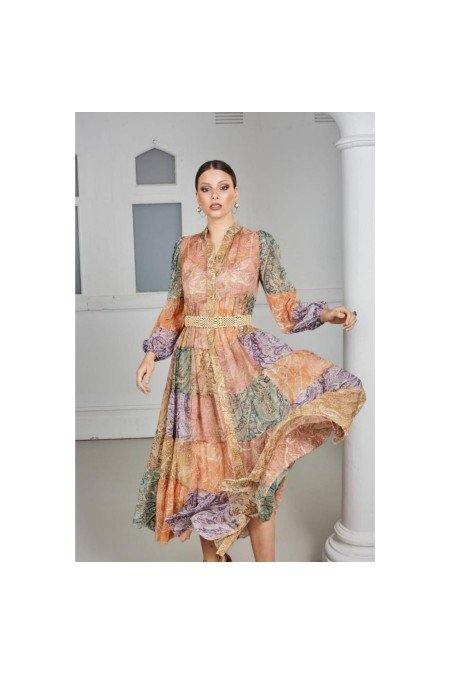 Desenli Elbise Kemer Dahil Desenli Elbise Kemer Dahil