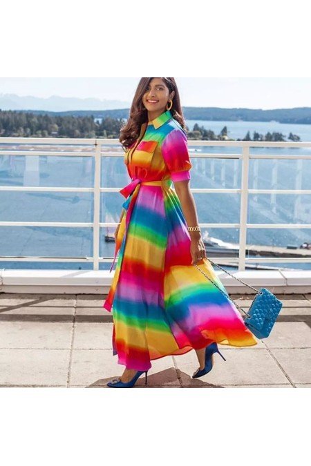 Desenli Elbise Jennyfer Krep Kumaş Desenli Elbise Jennyfer Krep Kumaş