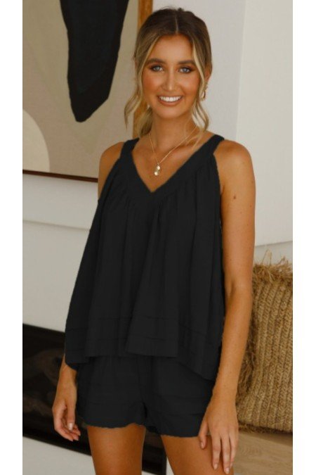 Siyah Takım Airobin Kumaş Siyah Takım Airobin Kumaş