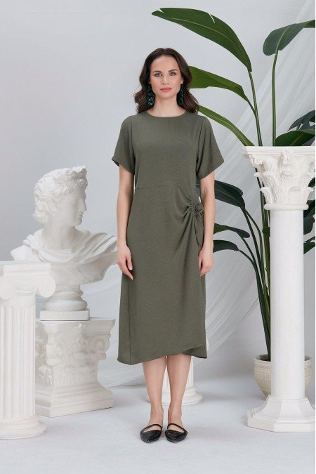 Haki Elbise Airobin Kumaş