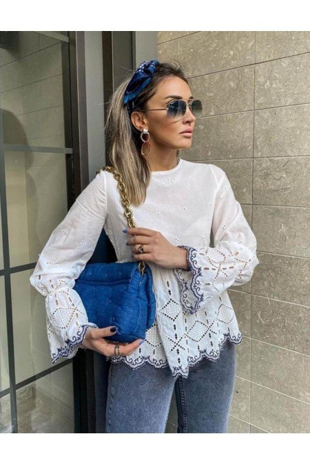 Beyaz Bluz Beyaz Bluz
