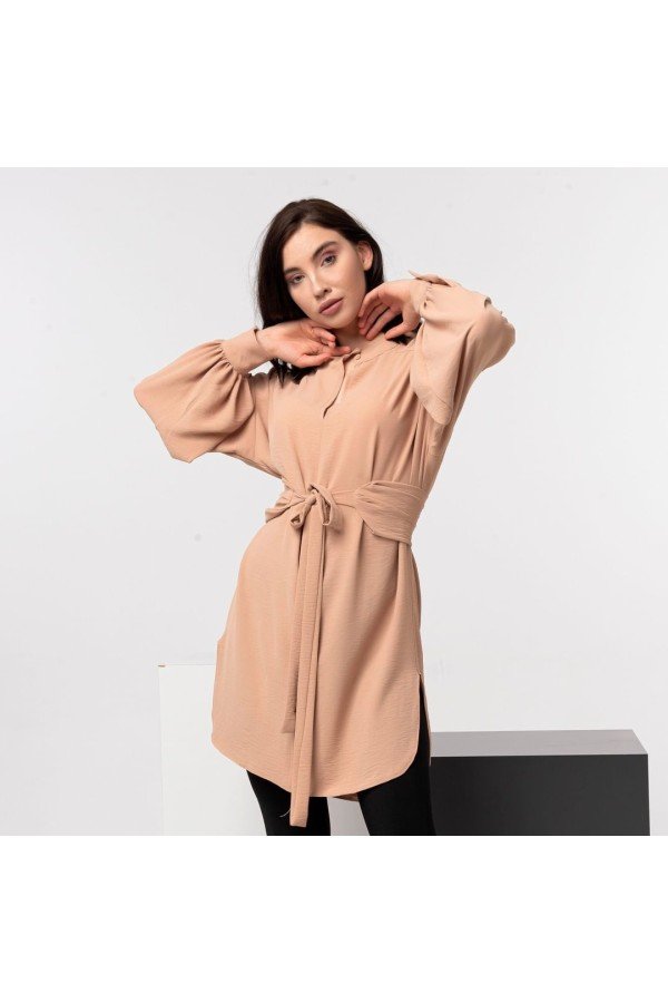 Somon Tunik Airobin Kumaş Somon Tunik Airobin Kumaş