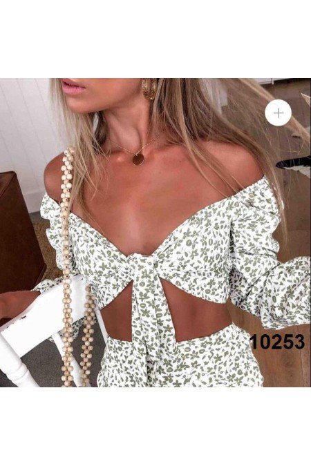 Desenli Bluz Desenli Bluz