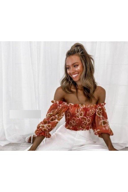 Desenli Bluz Desenli Bluz