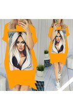 Hardal Tunik Elbise Hardal Tunik Elbise