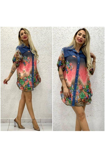 Desenli Gömlek Desenli Gömlek