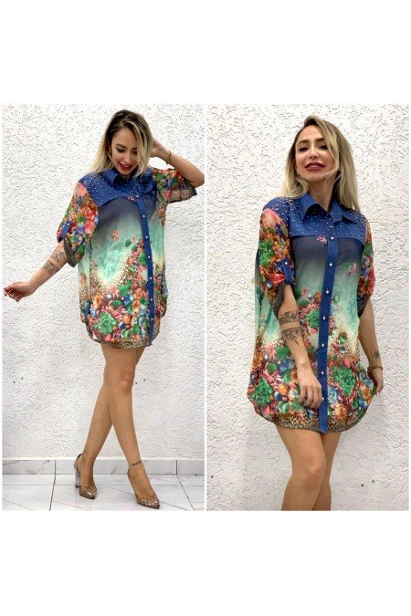 Desenli Gömlek Desenli Gömlek