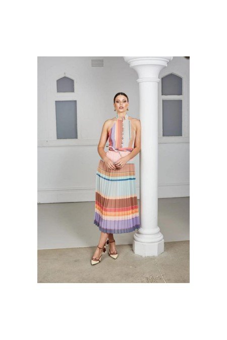 Desenli Elbise Jennyfer Krep Kumaş Desenli Elbise Jennyfer Krep Kumaş