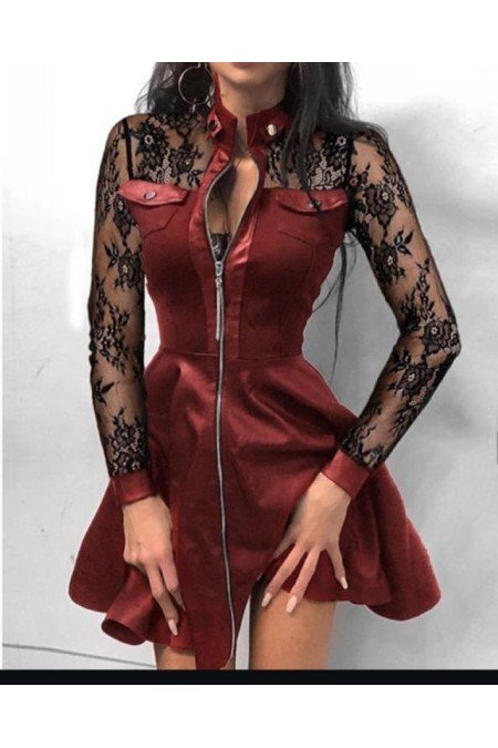 Bordo Elbise Bordo Elbise