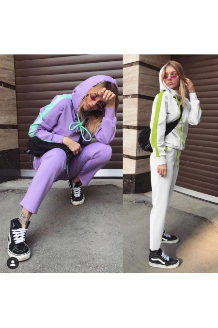 Lila Eşofman Takım