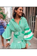 Yeşil Elbise Poplin Kumaş Yeşil Elbise Poplin Kumaş