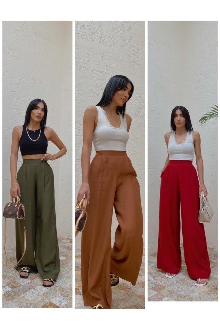 Kırmızı Pantolon Kırmızı Pantolon