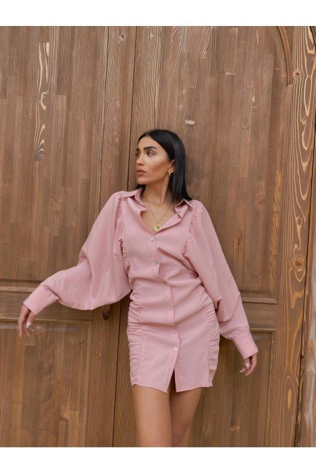 Pembe Elbise Tensel Kumaş