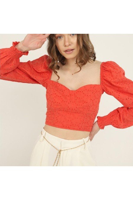 Nar Çiçeği Bluz Nar Çiçeği Bluz