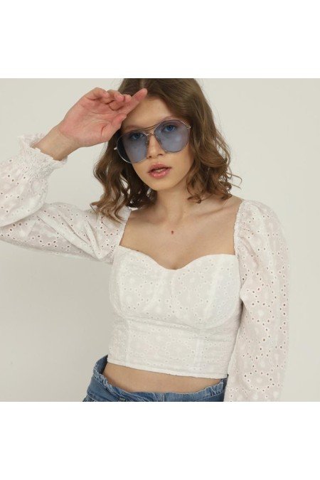 Beyaz Bluz Beyaz Bluz