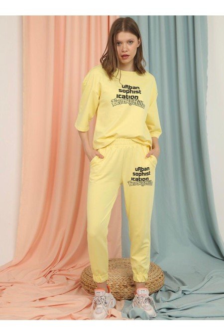 Sarı Eşofman Takım