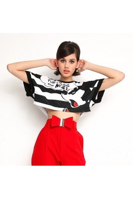 Desenli Bluz Atlas Kumaş Desenli Bluz Atlas Kumaş