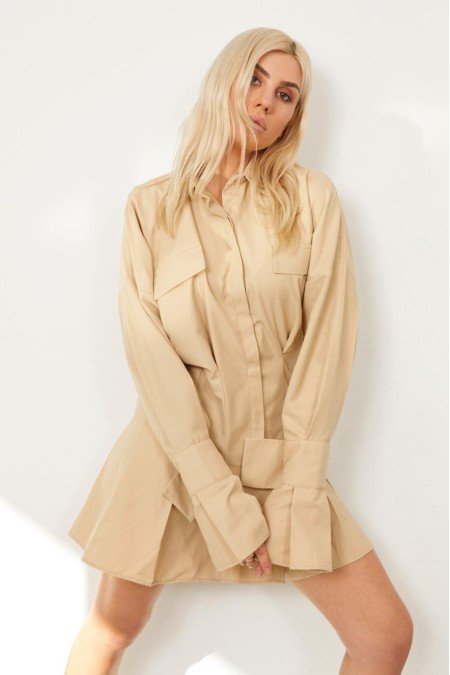 Taş Gömlek Elbise Taş Gömlek Elbise