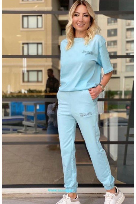 Mavi Takım Pamuklu