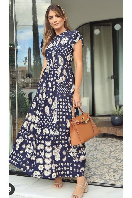 Desenli Elbise