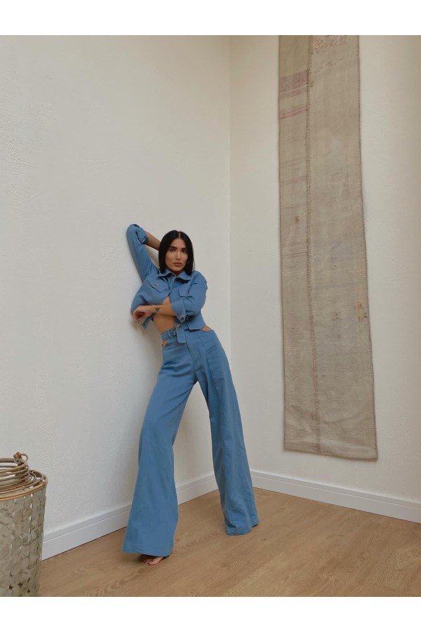 Mavi Takım Gabardin Mavi Takım Gabardin