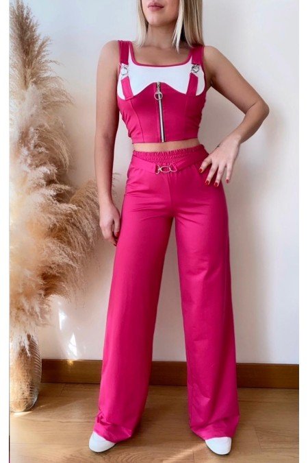 Pembe Takım Dalgıç Kumaş