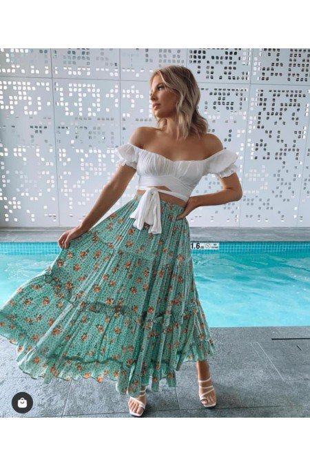 Beyaz Bluz Crop Beyaz Bluz Crop